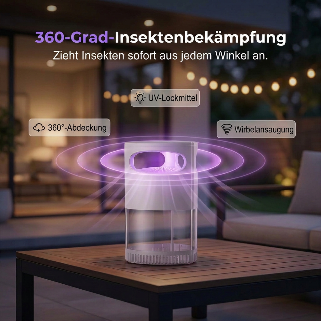LiriNoa™ - TerraGuard I Der smarte Mückenmagnet für maximale Entspannung und absolute Sicherheit